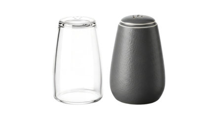 Elegant Salt and Pepper Shaker Set: Modern Kitchenware