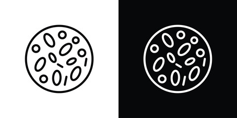 Thalassaemia icon for website, vector design template elegant style