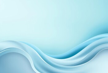 Elegant pastel swirl wave banner background, teal, gray, blue, soft, elegant