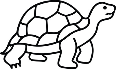  aldabra giant tortoise line arts 