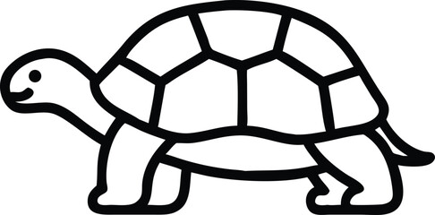  aldabra giant tortoise line arts 