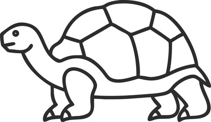  aldabra giant tortoise line arts 