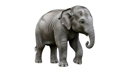 Obraz premium Majestic Young Elephant: A Stunning Wildlife Portrait