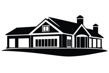 house silhouette vector