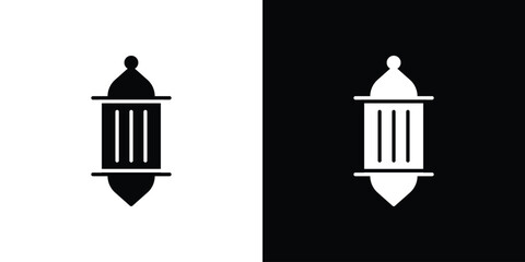 Naklejka premium Arabic Lamp icon of glyph style design vector pack