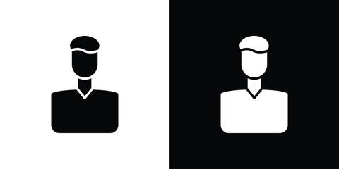 Cashier icon of glyph style design vector pack