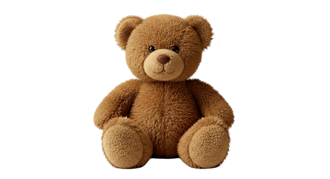 Adorable Brown Teddy Bear Toy: Soft, Cuddly Friend for Kids