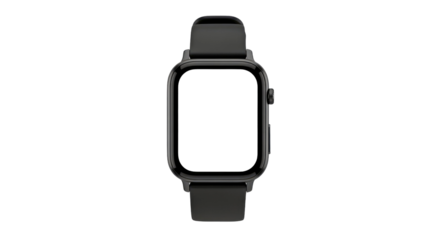 Sleek Black Smartwatch: Modern Tech Accessory