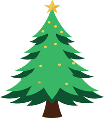Christmas tree – green fir tree – pine tree – holiday