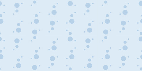 Light Blue Polka Dot Seamless Pattern for Nursery Wallpaper or Kids Fabric Design