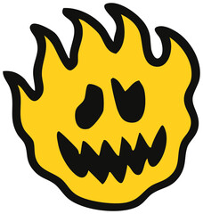 Punk vector icon with retro grunge style. Ideal for zines, stickers, posters, tattoos, and alternative fashion design. Punk Stickers. SVG. Vector.