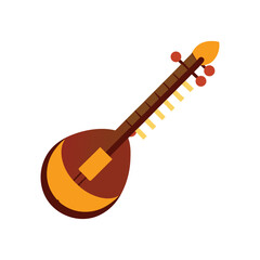 acoustic guitar isolated