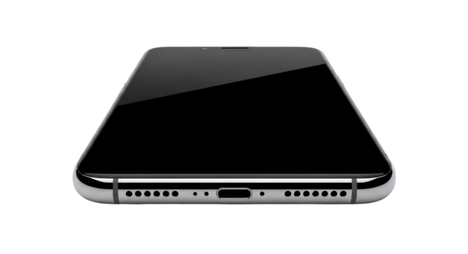 Sleek Smartphone: A captivating image of a mobile phone's elegant design and modern technology. - Powered by Adobe
