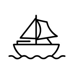 sailing ship vector illustration