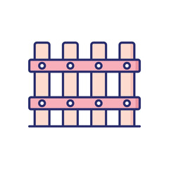 Fence Vector icon