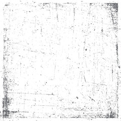 Distressed square frame texture with rough edges. Grunge abstract overlay for background design. Perfect for retro and urban visuals.