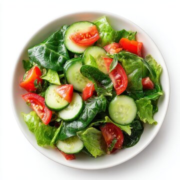 A white bowl filled with a salad of cus, tomatoes, cus, and cus