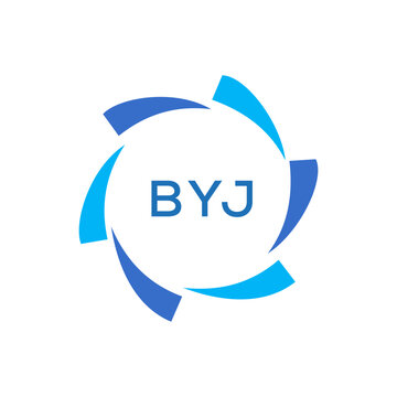 BYJ Letter Initial Logo Design Template Vector Illustration
