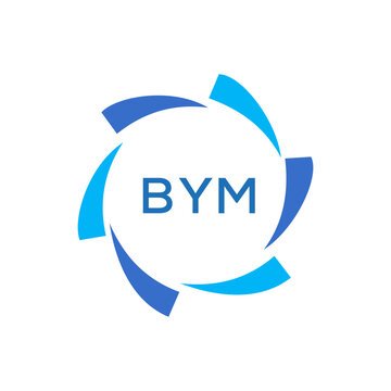 BYM Letter Initial Logo Design Template Vector Illustration
