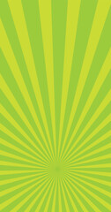 Vibrant Green Sunburst Pattern Background. Ray star burst backdrop