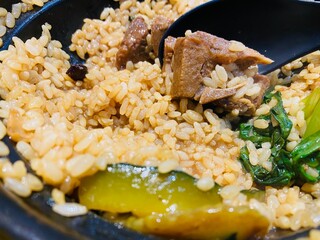 fried rice with chicken