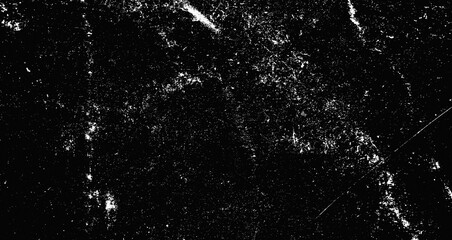 Old Rough Dirty Black Scratch Dust Grunge Black Distressed Noise Grain Overlay Texture Background. Dusty scratched grunge creative messy design effect for photo edit.