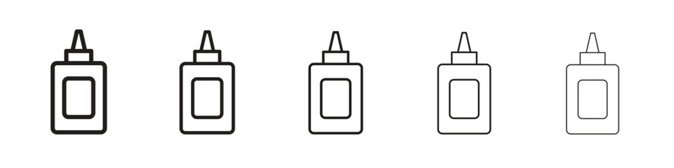 Glue icons. simple and modern vector icon designs