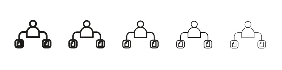 Fototapeta premium Multitask icons. simple and modern vector icon designs