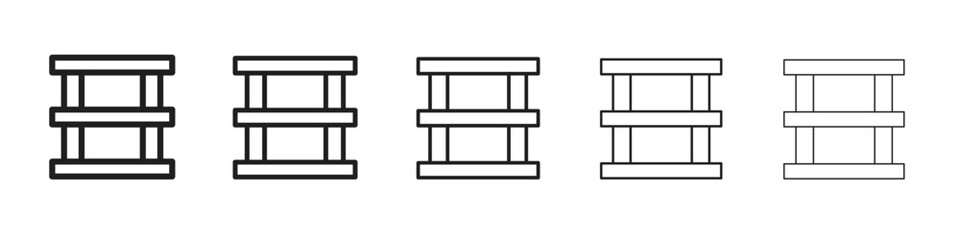 Pallet icons. simple and modern vector icon designs