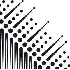 Abstract Black and White Pattern with Vertical Lines | Minimalist Vector Background | Editable EPS File

