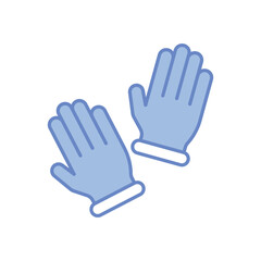 Gardening Gloves Vector icon