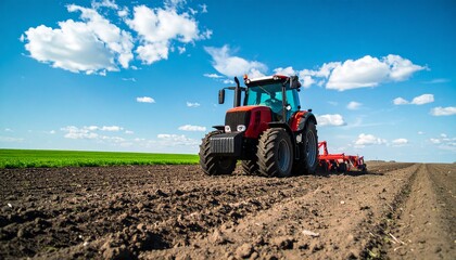 Fototapeta premium Technology enhances efficiency in farming. 