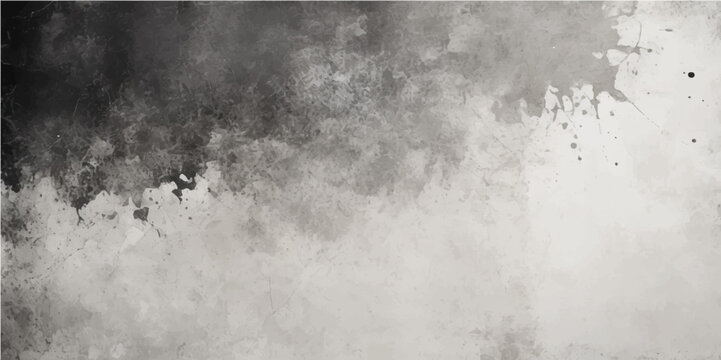 Abstract grunge wall with smoky texture and stormy, dark blue sky