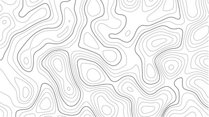 Abstract topographic contours map background, Topographic map patterns, topography line map. Vintage outdoors style. World map Template. Stock vector, 