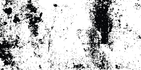 Rustic grunge texture with grain and stains Abstract noise background. Close-up of distressed ink paint texture. Rough black and white distressed vector texture. High-resolution, Abstract background. 
