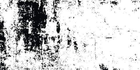 Rustic grunge texture with grain and stains Abstract noise background. Close-up of distressed ink paint texture. Rough black and white distressed vector texture. High-resolution, Abstract background. 