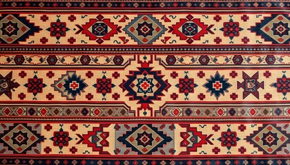 Vibrant textile art exhibition traditional patterns at cultural center