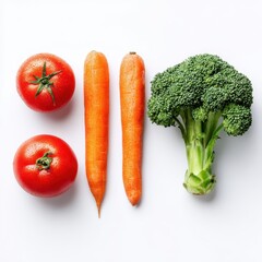 A white background with a bunch of brocco and a bunch of brocco