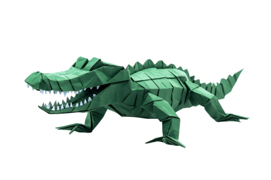 Long snout and tail in folded form