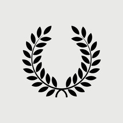 laurel wreath vector