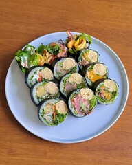 Delicious Homemade Kimbap Variety of Fillings and Flavors