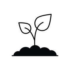 Seedling Vector icon