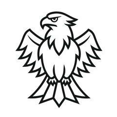 Tribal Eagle Vector | Powerful Graphic for T-Shirts & Tattoos