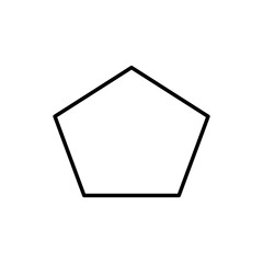 Set of geometric shapes quadrangle, circle icons collection, slightly rounded Vector design on white background.