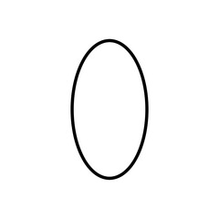 Set of geometric shapes quadrangle, circle icons collection, slightly rounded Vector design on white background.