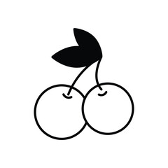 Cherry Vector icon