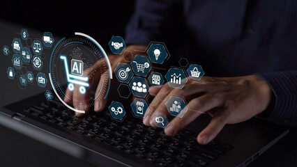 AI transforms ecommerce by enabling smart product recommendations, AI automated shopping decisions,...
