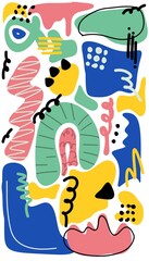 Modern Abstract Shape Background