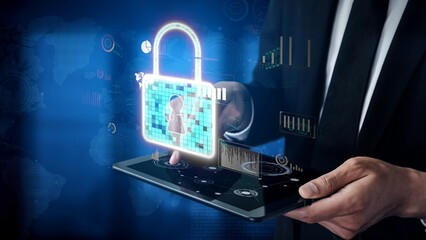 Cyber security protection and cyber security strategies against cyber threats, system hacks,...