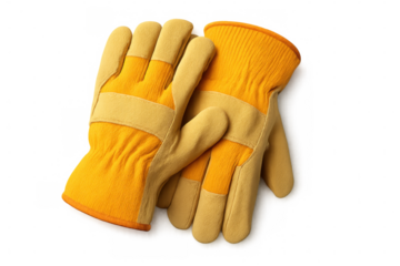 Work gloves providing hand protection, optimal grip, securing safety during industrial, construction, mechanical tasks